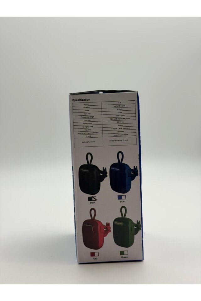 BS-296 WIRELESS BLUETOOTH PORTABLE SPEAKER 8W-SİYAH