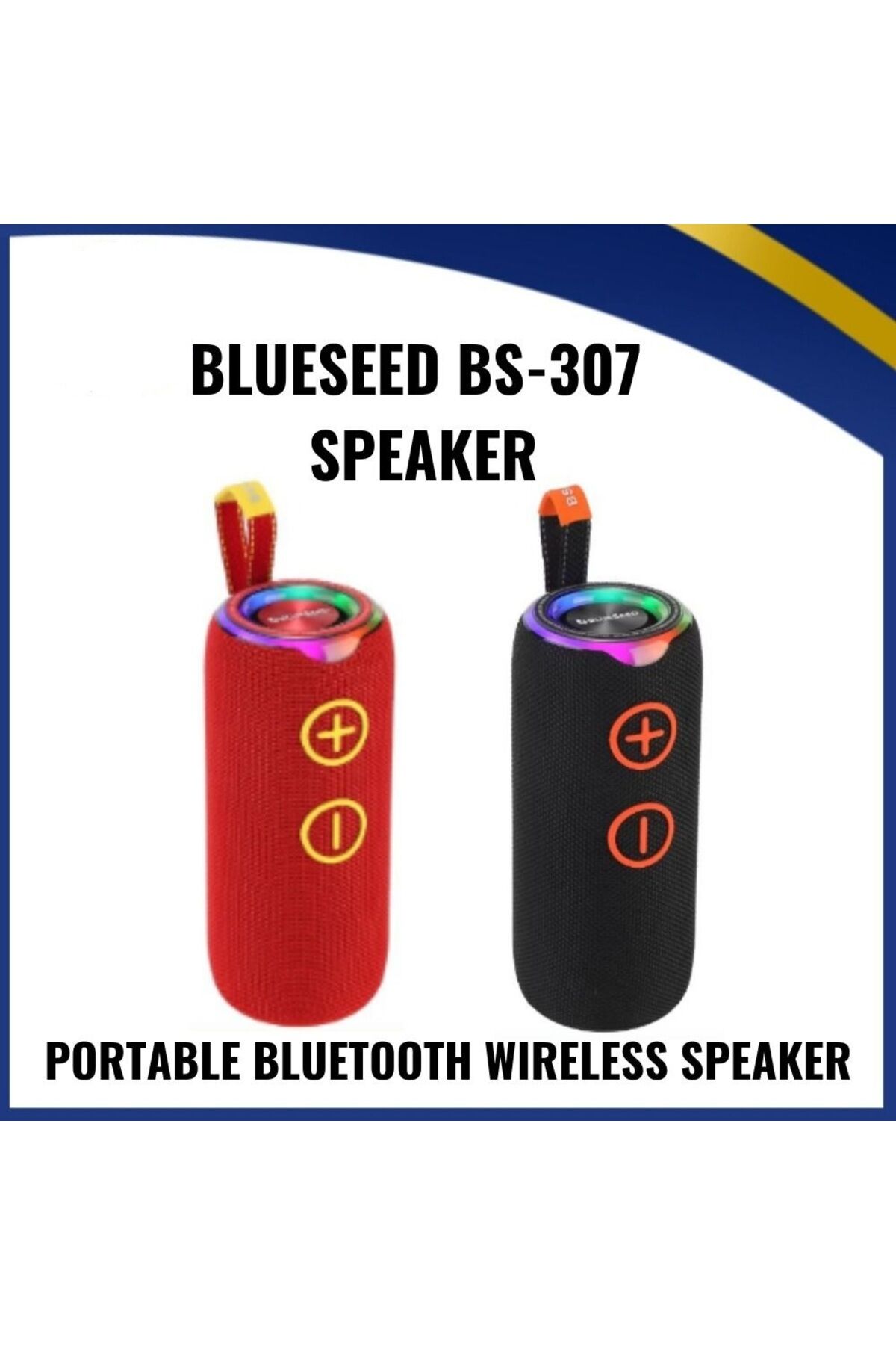 BS-307 Bluetooth Wireless Speaker 20W-Kırmızı