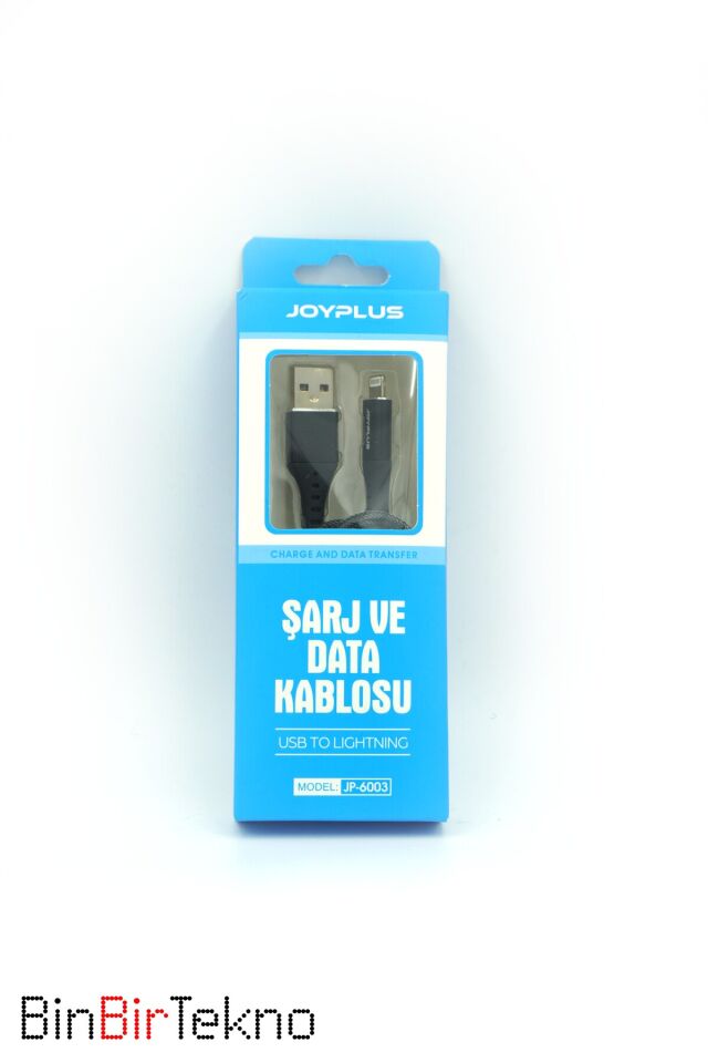 JP-6003 Örgülü Şarj Ve Data Kablosu - USB Type-A/Lightning