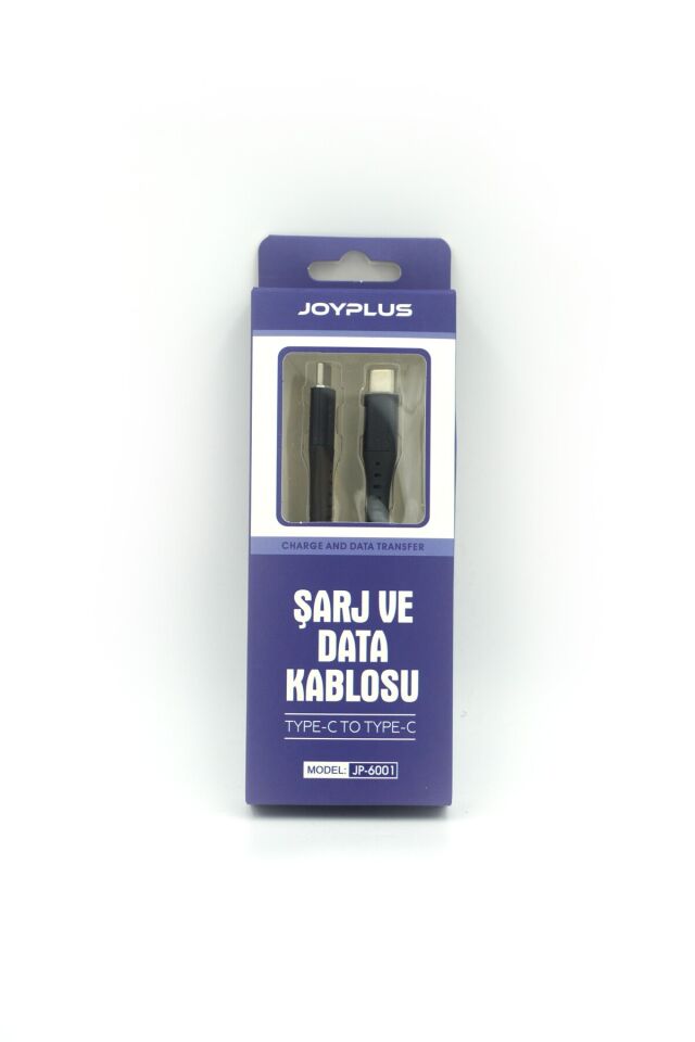 JP-6001 Örgülü Şarj Ve Data Kablosu - Type-C/Type-C