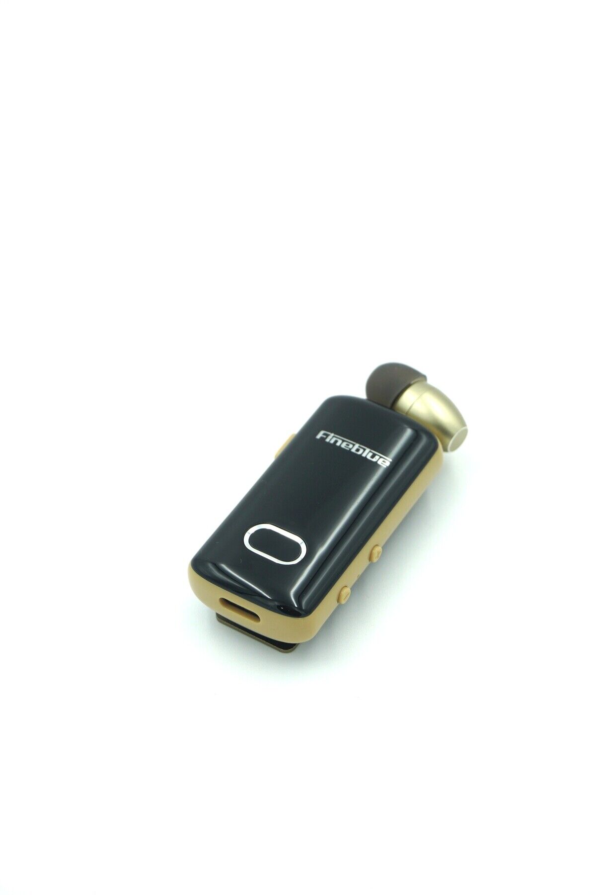 F580 Makaralı Titreşimli Kulak İçi Bluetooth Kulaklık Altın Renk